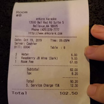 EnKore Karaoke - 15% gratuity surcharge added - Karaoke Near Me - Bellevue, Washington EnKore Karaoke - 15% gratuity surcharge added - Karaoke Near Me - Bellevue, Washington