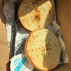 Canal Coffee - Asiago bagel