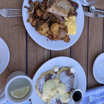 Plow - Two eggs breakfast; Lemon Ricotta Pancakes - Breakfast & Brunch Near Me - San Francisco, California Plow - Two eggs breakfast; Lemon Ricotta Pancakes - Breakfast & Brunch Near Me - San Francisco, California