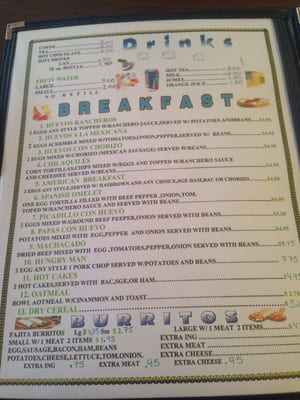 Menu photo 1 Rene's Restaurant Waco, TX