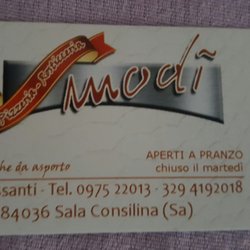 Modi' - Bigliettino da visita