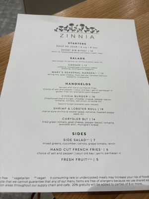 Menu photo 6 Zinnia Norfolk, VA Menu photo 6 Zinnia Norfolk, VA
