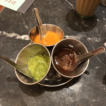 Dishoom - House dipping sauces. - Indian Near Me - Kensington, XGL