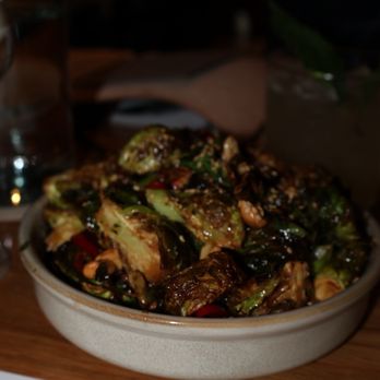 Sixty Vines - BRUSSELS (VG, made gluten free to order) crispy fried, kung pao vinaigrette, scallions, toasted sesame seeds, cashews - Wine Bars Near Me - Winter Park, Florida Sixty Vines - BRUSSELS (VG, made gluten free to order) crispy fried, kung pao vinaigrette, scallions, toasted sesame seeds, cashews - Wine Bars Near Me - Winter Park, Florida