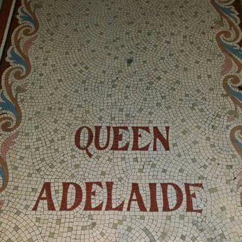 Queen Adelaide - The mosaic welcome step outside the front door. - Pubs Near Me - London, XGL