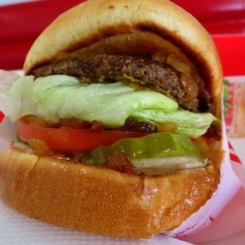 In-N-Out Burger - This single patty cheeseburger animal style just doesn't have that glorious look! - Burgers Near Me - San Diego, California In-N-Out Burger - This single patty cheeseburger animal style just doesn't have that glorious look! - Burgers Near Me - San Diego, California