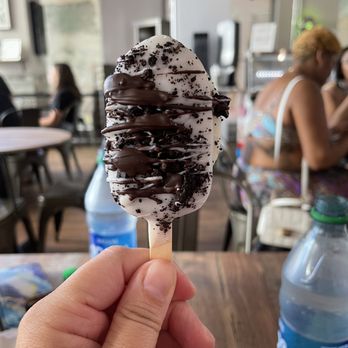 The Yard Milkshake Bar - Cookies N Cream Cookie Dough Pop - Ice Cream & Frozen Yogurt Near Me - Phoenix, Arizona The Yard Milkshake Bar - Cookies N Cream Cookie Dough Pop - Ice Cream & Frozen Yogurt Near Me - Phoenix, Arizona