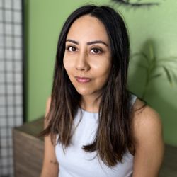 Hairstroke brows and lash extensions