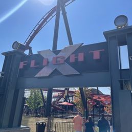Exterior outside entrance of Six Flags Great America - Gurnee, Illinois Exterior outside entrance of Six Flags Great America - Gurnee, Illinois