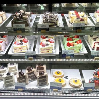 Paris Baguette - Cake by the Slice Case - Bakeries Near Me - Overland Park, Kansas