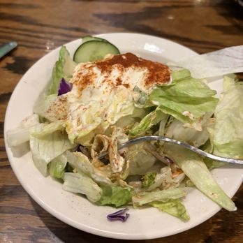 Cattlemen's Steakhouse - Salad with house dressing - Steakhouses Near Me - Oklahoma City, Oklahoma Cattlemen's Steakhouse - Salad with house dressing - Steakhouses Near Me - Oklahoma City, Oklahoma