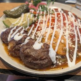 Huevos rancheros Christmas style