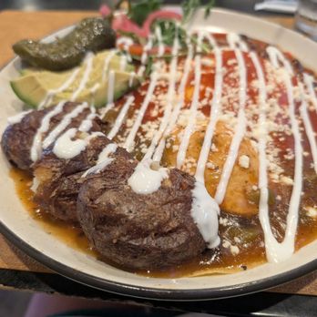 Brekki Brekki - Huevos rancheros Christmas style - Breakfast & Brunch Near Me - Albuquerque, New Mexico