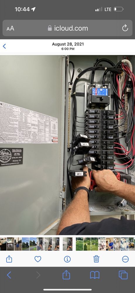 Slide of Kotrla Electrical Services