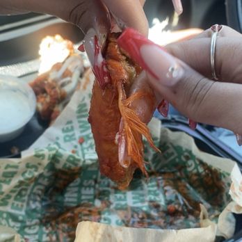 Wingstop - feathers still attached to my wings - Chicken Wings Near Me - Petaluma, California Wingstop - feathers still attached to my wings - Chicken Wings Near Me - Petaluma, California