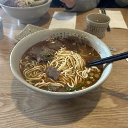 Mogouyan Hand Pulled Noodle - This is Mogouyan noodle. Super mediocre. I pretty much left most of them.