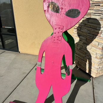 Squeeze In - One of two aliens. The green was is on the other side. - American Near Me - Las Vegas, Nevada Squeeze In - One of two aliens. The green was is on the other side. - American Near Me - Las Vegas, Nevada
