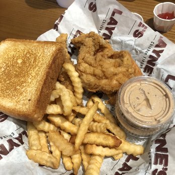 Layne's Chicken Fingers - The 4 Finger Meal with extra Layne's Sauce - Chicken Shop Near Me - Roanoke, Texas Layne's Chicken Fingers - The 4 Finger Meal with extra Layne's Sauce - Chicken Shop Near Me - Roanoke, Texas