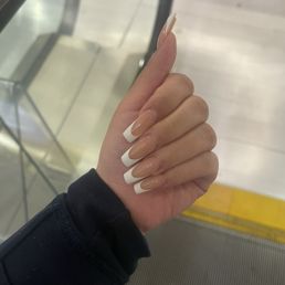 Acrylic French tip Acrylic French tip
