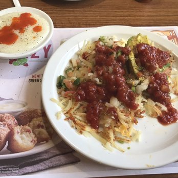 Denny's - Vegan options- hash browns with pico de Gallo, avocado, salsa, grits with no butter and hot sauce - American Near Me - Gulfport, Mississippi
