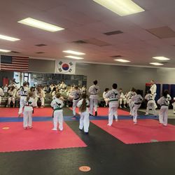 Geist Martial Arts - Belt testing every-other month. A super great way to work on stage-fright, too, and a very affirming assessment environment.