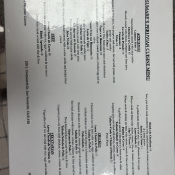 Asumare - Menu - Peruvian Near Me - San Fernando, California Asumare - Menu - Peruvian Near Me - San Fernando, California