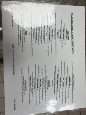 Menu photo 5 Asumare San Fernando, CA Menu photo 5 Asumare San Fernando, CA