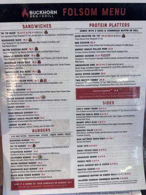 Menu photo 2 Buckhorn BBQ + Grill Folsom, CA Menu photo 2 Buckhorn BBQ + Grill Folsom, CA