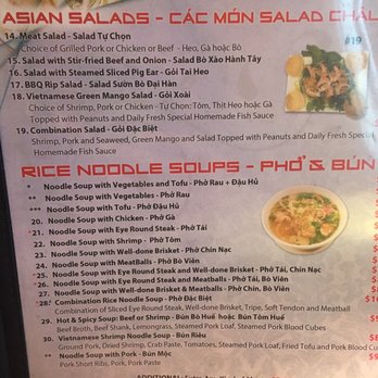 Pho Number One - Menu - Vietnamese Near Me - Mesa, Arizona