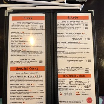 Thai Curry - Good selections on the menu. Excited to try some of it - Thai Near Me - Arlington, Virginia Thai Curry - Good selections on the menu. Excited to try some of it - Thai Near Me - Arlington, Virginia