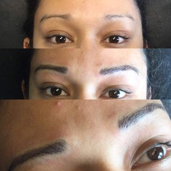Wake Up Beautiful - Before and after photo of permanent eyebrows - Permanent Makeup Near Me - Battleground, Washington Wake Up Beautiful - Before and after photo of permanent eyebrows - Permanent Makeup Near Me - Battleground, Washington