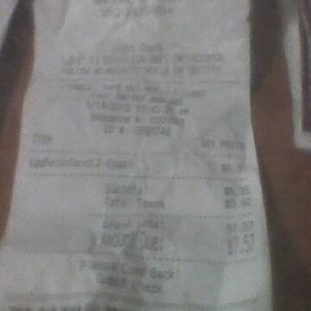PJ Bernstein - receipt for breakfast - Delis Near Me - New York, New York