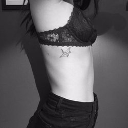 Bowen Island Tattoo Shop - Simple rib tattoo