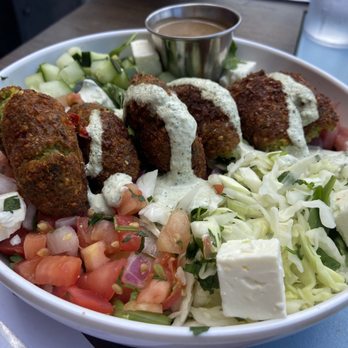 Stacked & Folded - Evanston - Falafel Salad - New American Near Me - Evanston, Illinois