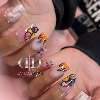 Danita’s Divas - Acrylic (Short)
Add On's: Designs + No Chip - Cosmetics & Beauty Supply Near Me