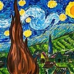 Arty By Deanna - Starry Night painting