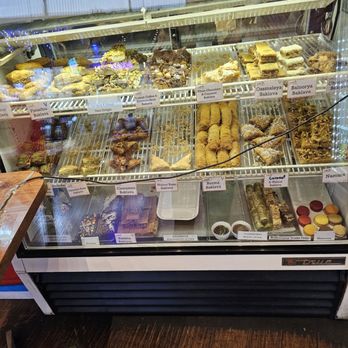 Cello Coffee House & Cafe - One of the display cases with sweets. - Coffee & Tea Near Me - Roanoke, Virginia