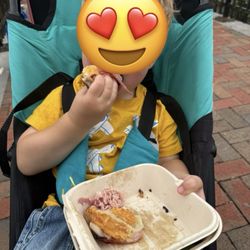 Old Ellicott City Farmers Market - A fresh tasty turkey, egg, and cheese croissant from Le Table