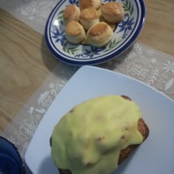 Ojalá te Enamores - Ya en casa con el mini budín y los sconcitos.