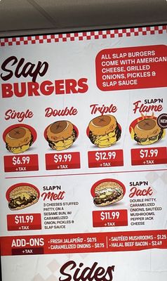 Menu photo 4 Slap Burger Tampa, FL Menu photo 4 Slap Burger Tampa, FL