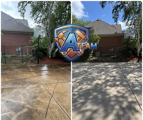 Full Property Concrete Restoration — Beavercreek, OH - When this Beavercreek homeowner reached out, it wasn’t just the driveway that needed help — every concrete surface on the property was telling on the rest. Years of dirt, tire grime, organic buildup, and weather had quietly turned the whole place a few shades darker than it should be.
A Team handled the full property in one visit:
	•	The long curved main driveway leading up to the home
	•	The front walkway plus the city sidewalk section

Same concrete. Brighter, cleaner, and finally matching the rest of the home. You can actually see the grime being pulled out in some of the in-progress shots — that’s not soap residue, that’s years of buildup leaving the surface.
One person. One day. Whole property reset.
Included: Pre-treatment of stains and organic growth • Full pressure wash of all concrete surfaces • Tire-track and oil-spot treatment • Edge, seam, and apron detail • Job-site cleanup

Text a picture of your driveway for a quick 15 minute quote back. No pressure, no hassle and no phone tag. (937)270-2452