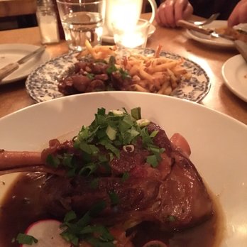 Le Baratin - Lamb shank....  nothing quite like it - French Near Me - Toronto, Ontario