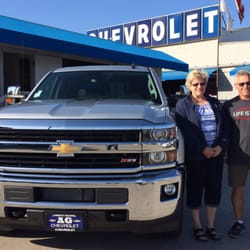 Arroyo Grande Chevrolet - Tom and his wife in front of there 2015 Chevrolet Silverado 2500 6.6 Diesel Crew Cab pickup