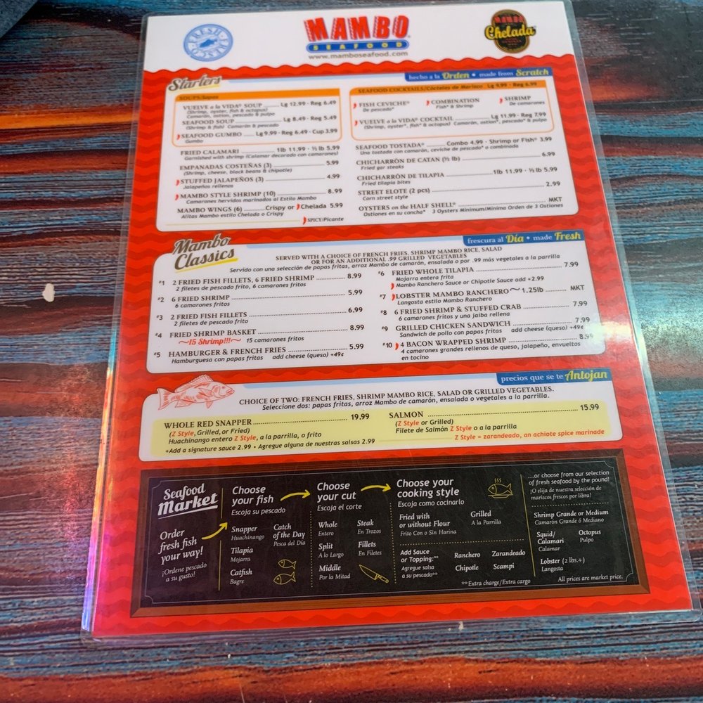 Mambo Seafood - Menu - Seafood Near Me - Houston, Texas Mambo Seafood - Menu - Seafood Near Me - Houston, Texas