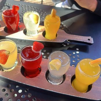 Broken Yolk Cafe - Mimosas flight - Breakfast & Brunch Near Me - Costa Mesa, California