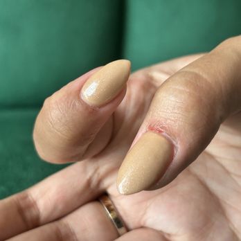 Nail Time Spa - Careless and rushed work - Nail Salons Near Me - Chamblee, Georgia