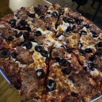 Mark & Monica's Family Pizza - Sausage and olives - Pizza Near Me - Carmichael, California