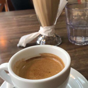 Cafe Cambio - Long espresso and iced coffee with soy milk - Cafes Near Me - Chicoutimi, Quebec Cafe Cambio - Long espresso and iced coffee with soy milk - Cafes Near Me - Chicoutimi, Quebec