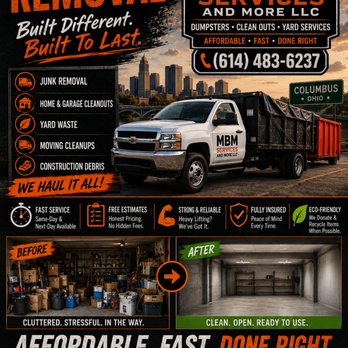 MBM Service’s And More - Junk Removal & Hauling Near Me - Ashville, Ohio MBM Service’s And More - Junk Removal & Hauling Near Me - Ashville, Ohio