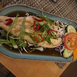 Doi Intanon Thai Restaurant - Steamed Sea Bass (De-boned)